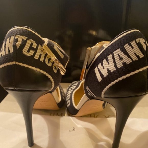 Jimmy Choo Limited Edition "I Want Choo" Pumps - Picture 9 of 9